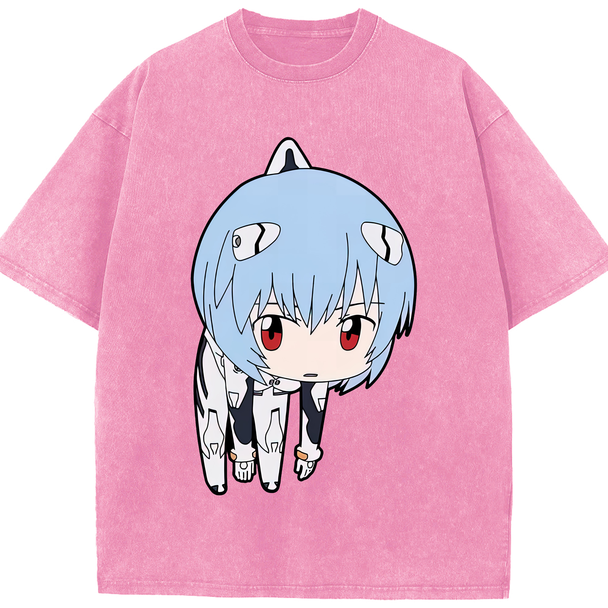 （画像用） EVA 新世紀エヴァンゲリオン 綿100% ヴィンテージ風 半袖Tシャツ（フロントプリント）